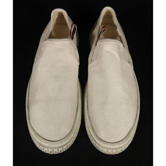 Acne Studios Distressed Ballow Tumbled Slip On Sneaker 37 7 Womens Beige $280 - Picture 3 of 10